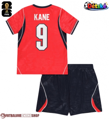 Anglie Harry Kane #9 Venkovní dres komplet pro Děti MS 2026 Krátkým Rukávem (+ Krátké kalhoty)